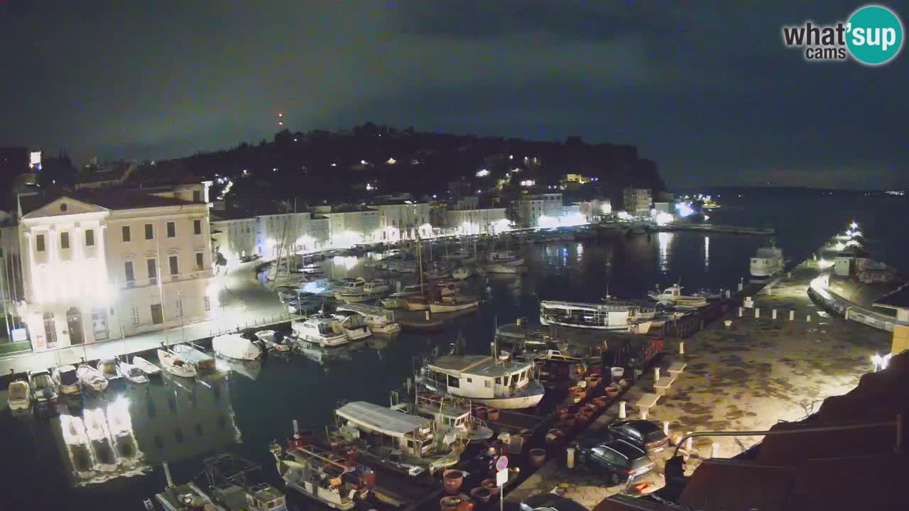 Live webcam da Pirano “Mandrač” – Splendida vista live da Villa Piranesi