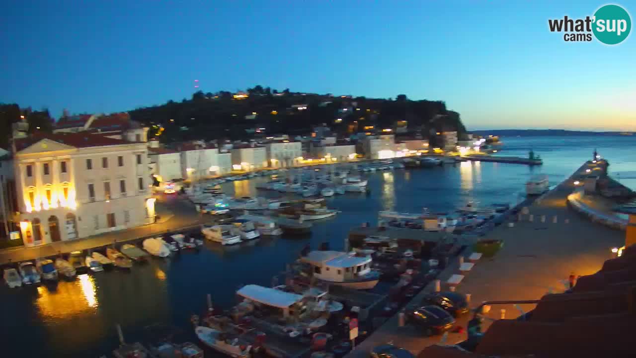 Live-Webcam aus Piran “Mandrač” – Erstaunliche Live-Ansicht von Villa Piranesi