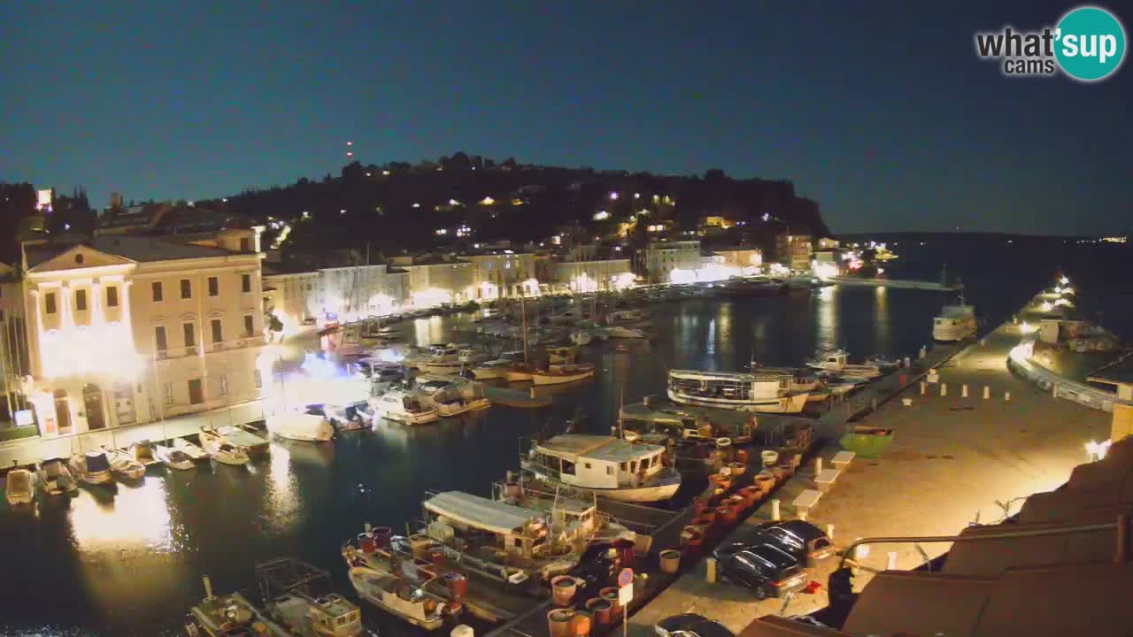 Live-Webcam aus Piran “Mandrač” – Erstaunliche Live-Ansicht von Villa Piranesi