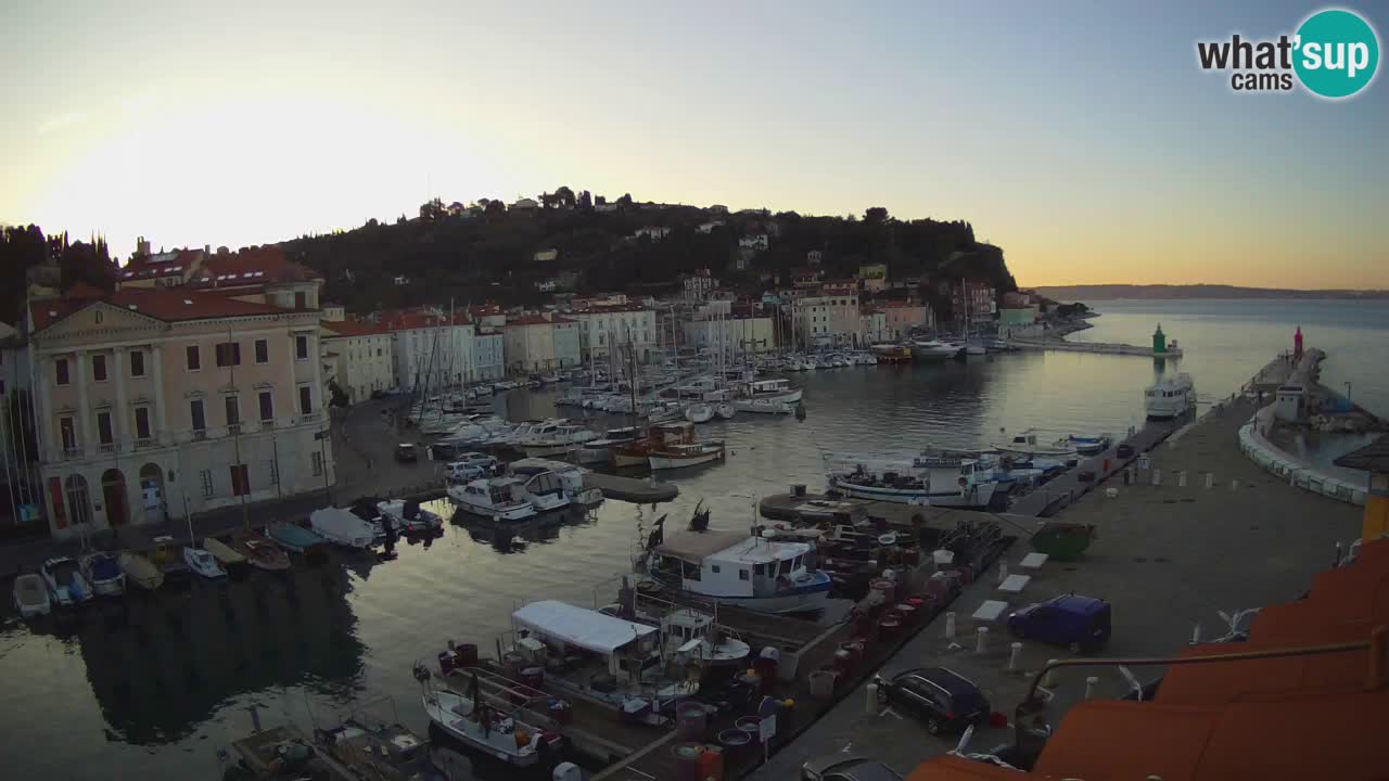 Live webcam from Piran “Mandrač” – Amazing live view from Villa Piranesi