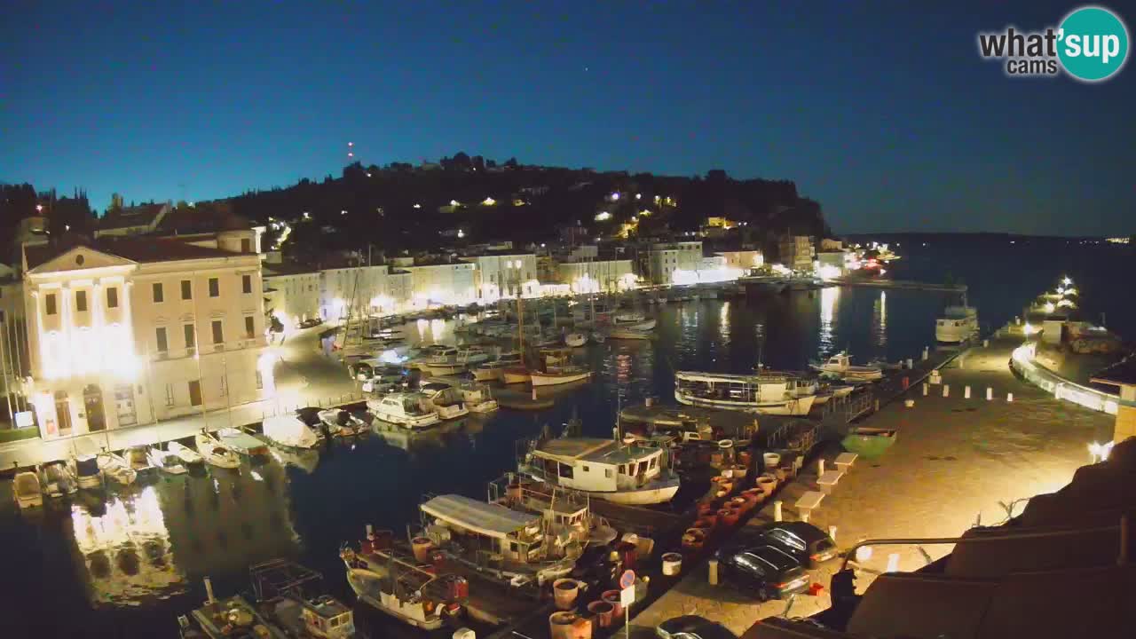 Live webcam from Piran “Mandrač” – Amazing live view from Villa Piranesi