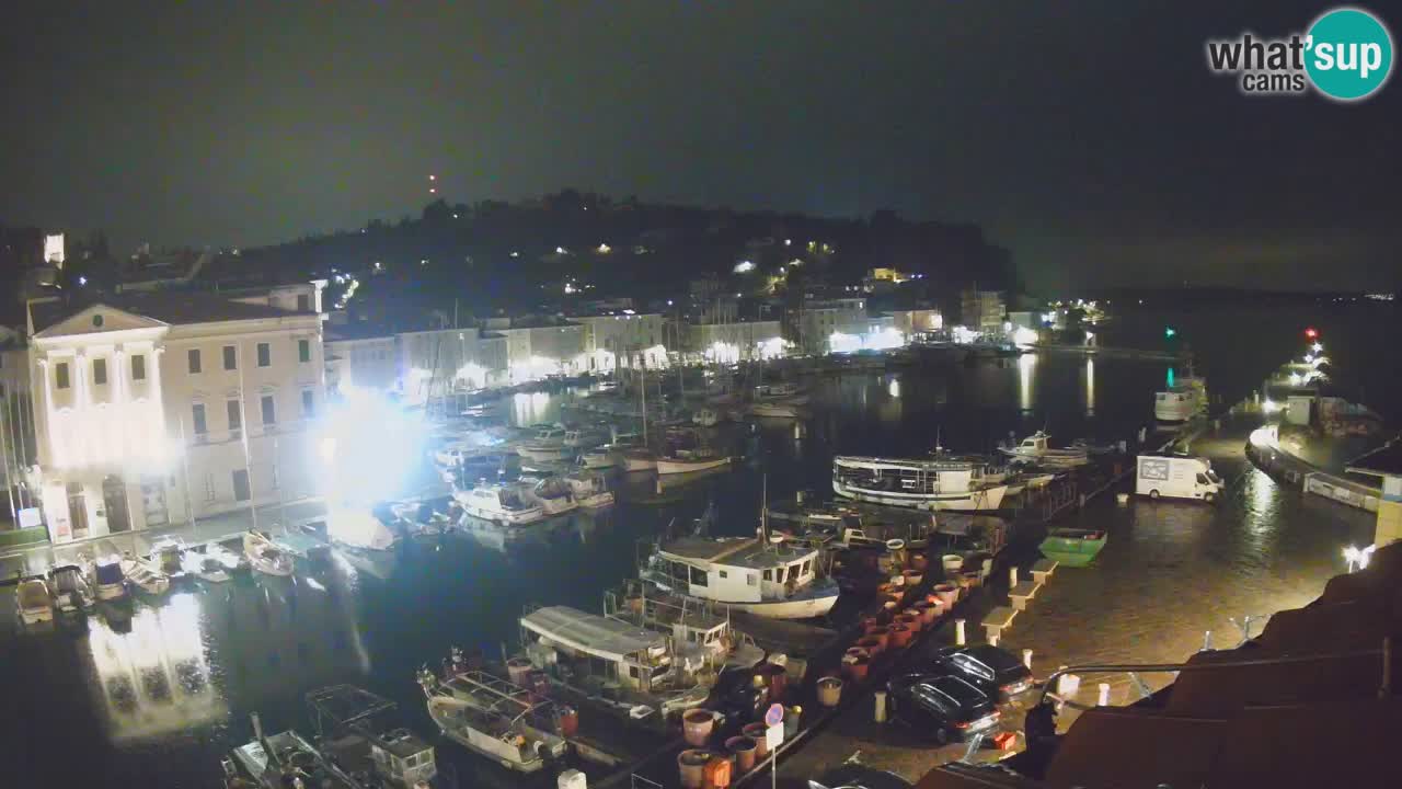 Live webcam da Pirano “Mandrač” – Splendida vista live da Villa Piranesi