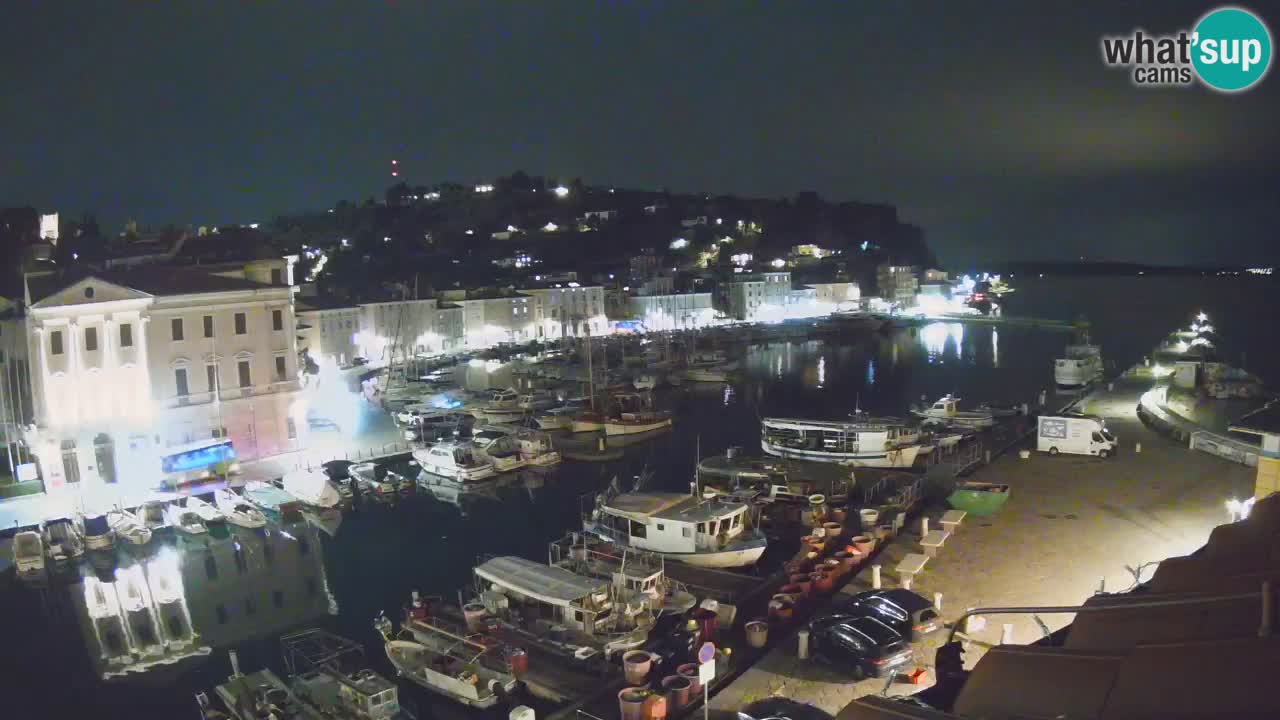 Live-Webcam aus Piran “Mandrač” – Erstaunliche Live-Ansicht von Villa Piranesi