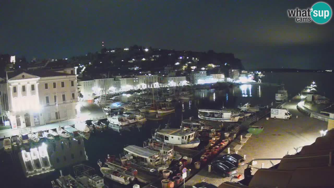 Live-Webcam aus Piran “Mandrač” – Erstaunliche Live-Ansicht von Villa Piranesi