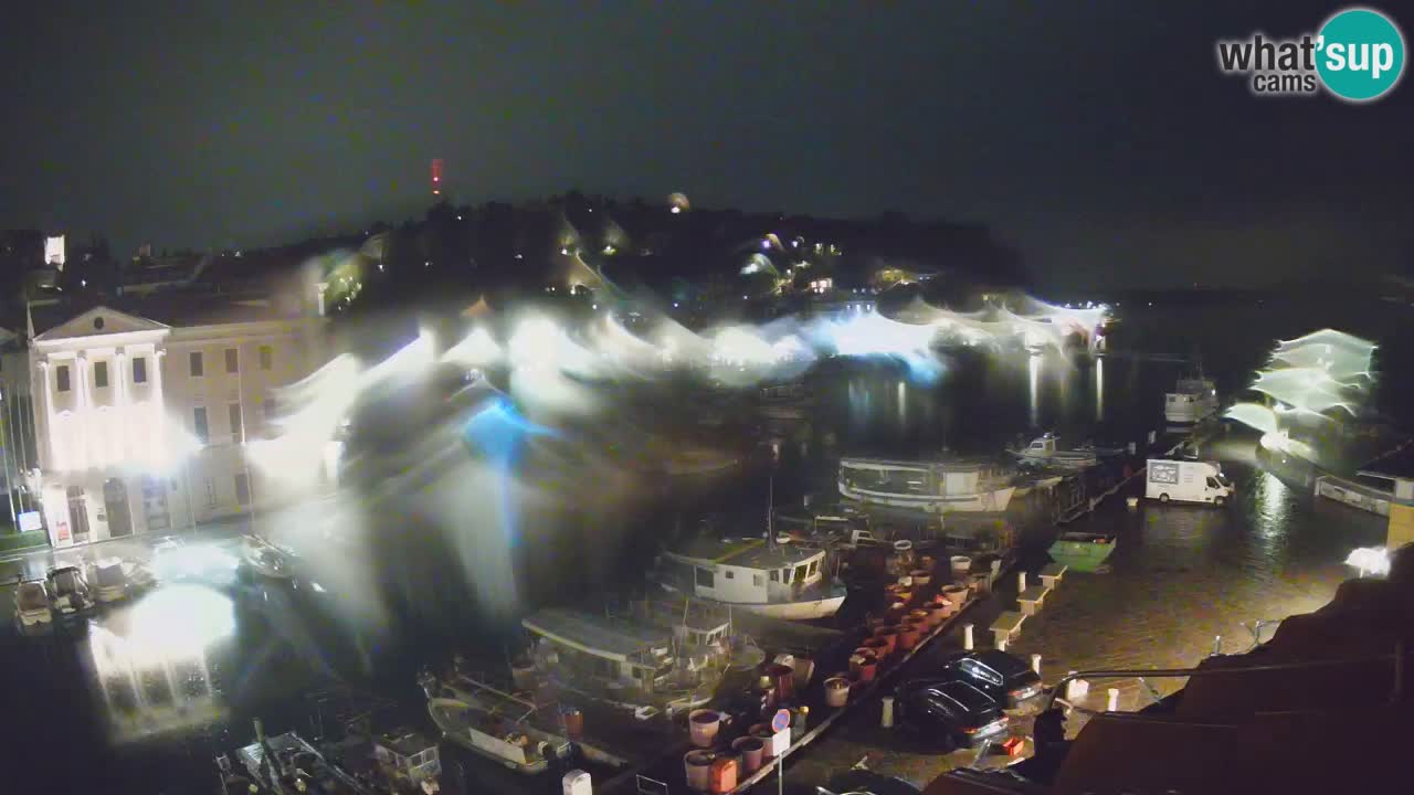 Live-Webcam aus Piran “Mandrač” – Erstaunliche Live-Ansicht von Villa Piranesi