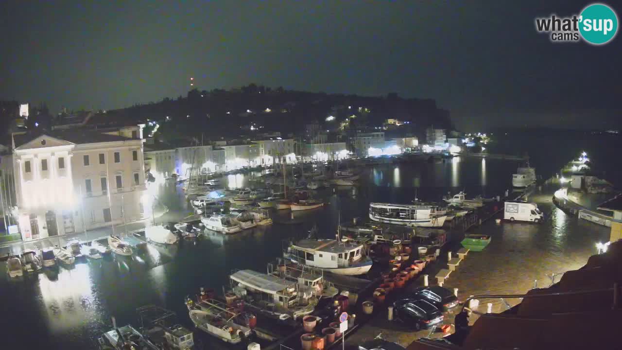Live webcam da Pirano “Mandrač” – Splendida vista live da Villa Piranesi