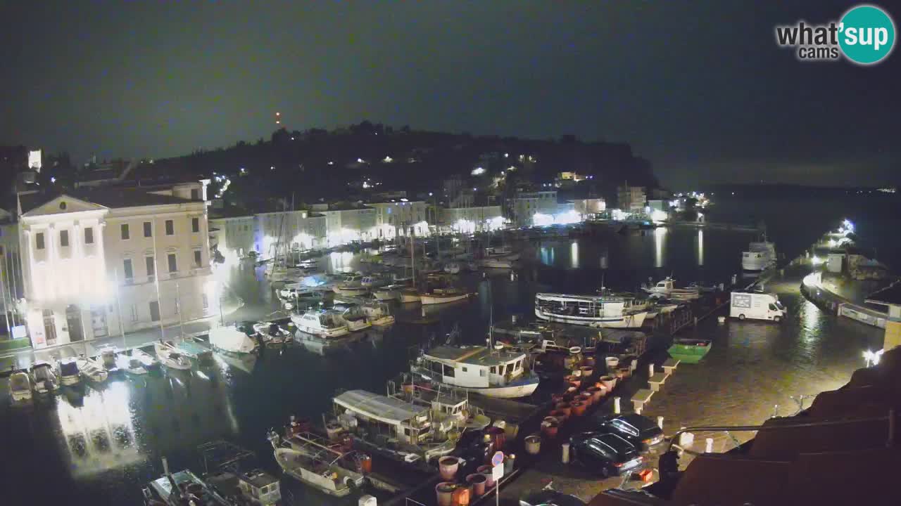 Live-Webcam aus Piran “Mandrač” – Erstaunliche Live-Ansicht von Villa Piranesi
