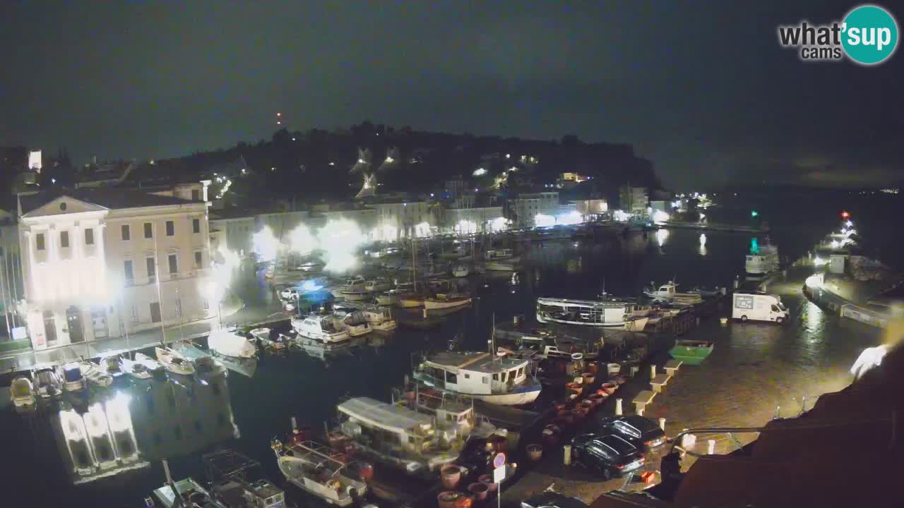 Live-Webcam aus Piran “Mandrač” – Erstaunliche Live-Ansicht von Villa Piranesi