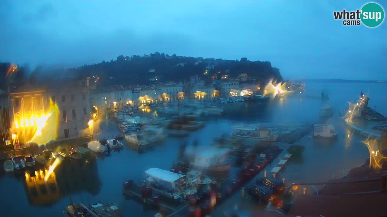 Live webcam from Piran “Mandrač” – Amazing live view from Villa Piranesi