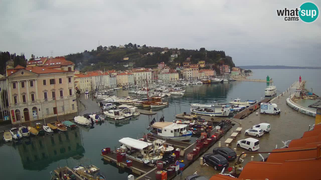 Live webcam from Piran “Mandrač” – Amazing live view from Villa Piranesi