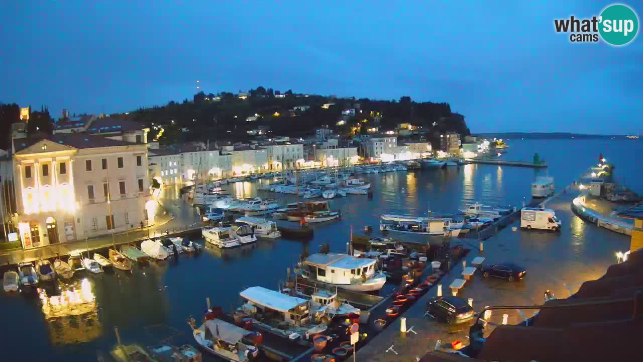 Cámara web en vivo desde Piran “Mandrač” – Increíble vista en vivo desde Villa Piranesi