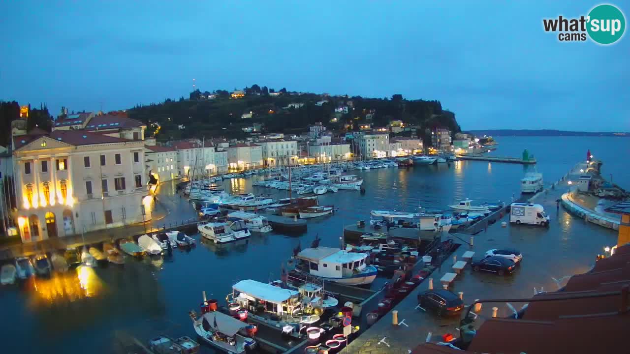 Live webcam from Piran “Mandrač” – Amazing live view from Villa Piranesi