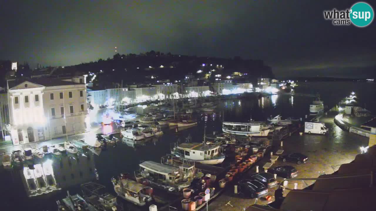 Live webcam da Pirano “Mandrač” – Splendida vista live da Villa Piranesi
