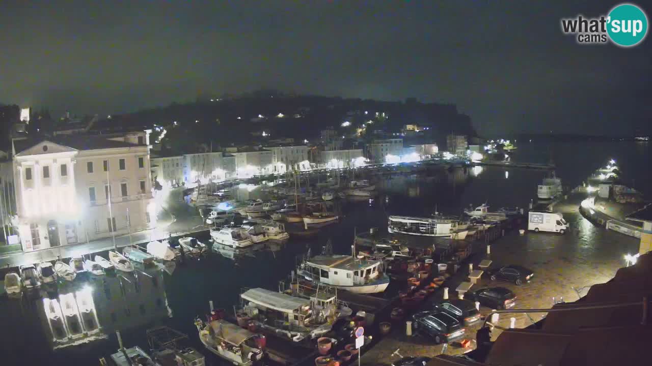Live-Webcam aus Piran “Mandrač” – Erstaunliche Live-Ansicht von Villa Piranesi
