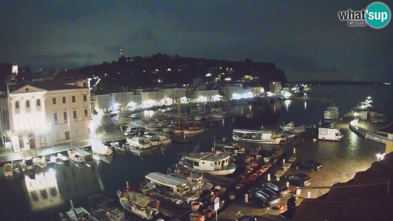 Live-Webcam aus Piran “Mandrač” – Erstaunliche Live-Ansicht von Villa Piranesi