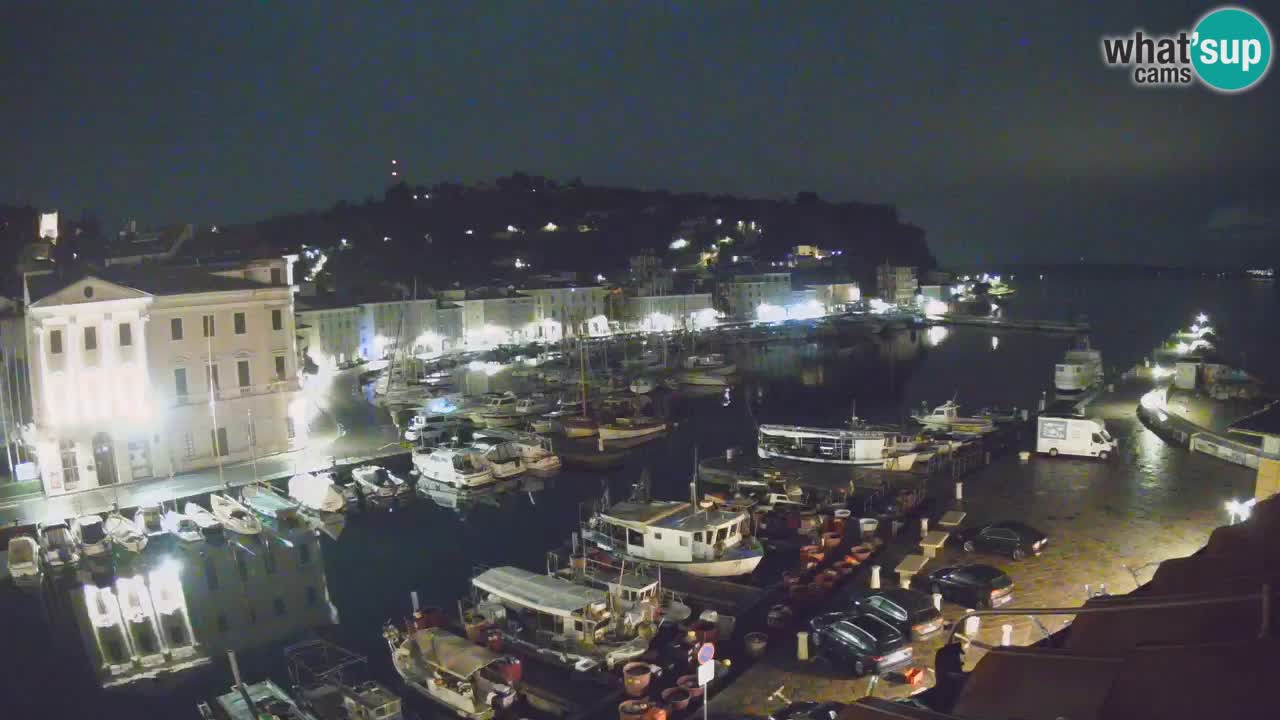 Live-Webcam aus Piran “Mandrač” – Erstaunliche Live-Ansicht von Villa Piranesi
