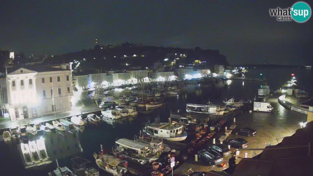 Live webcam da Pirano “Mandrač” – Splendida vista live da Villa Piranesi