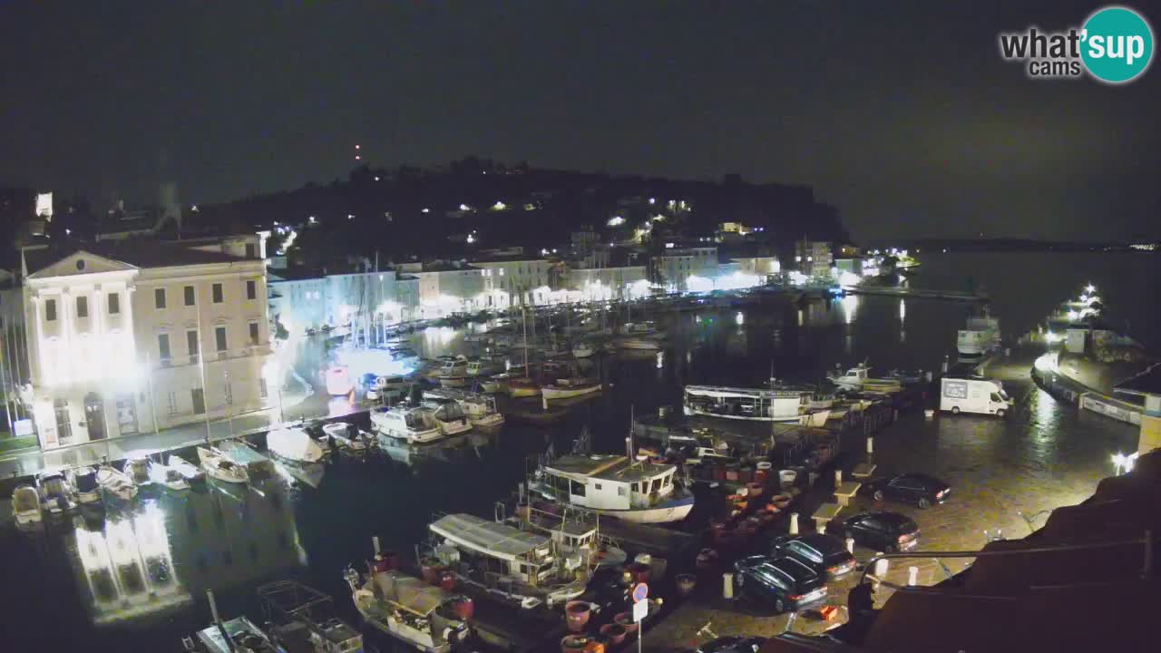 Live-Webcam aus Piran “Mandrač” – Erstaunliche Live-Ansicht von Villa Piranesi