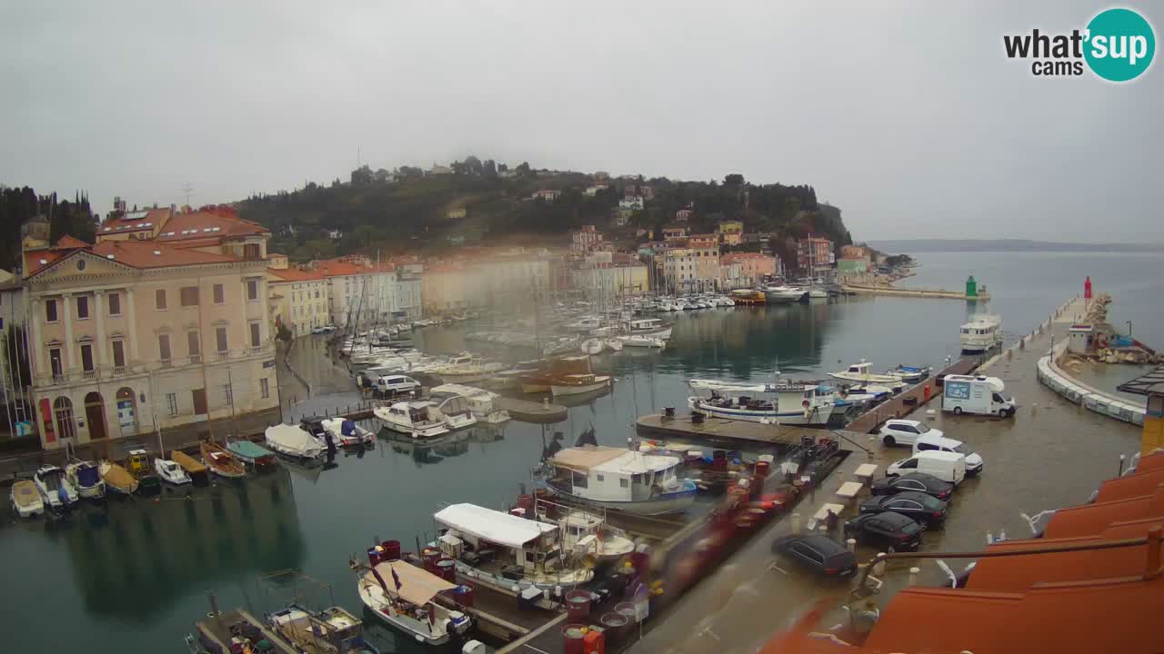 Cámara web en vivo desde Piran “Mandrač” – Increíble vista en vivo desde Villa Piranesi