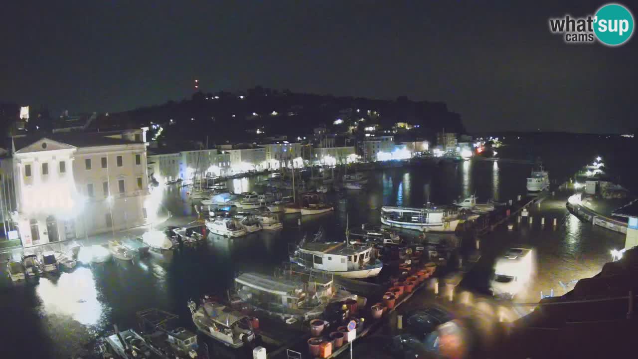 Live-Webcam aus Piran “Mandrač” – Erstaunliche Live-Ansicht von Villa Piranesi