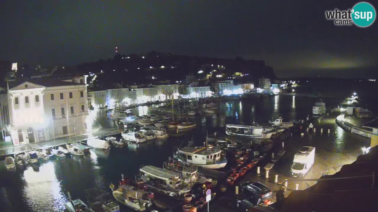 Live-Webcam aus Piran “Mandrač” – Erstaunliche Live-Ansicht von Villa Piranesi