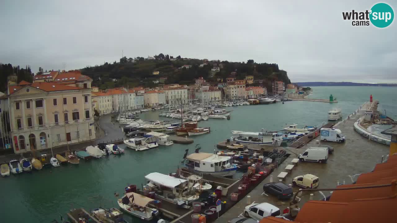 Cámara web en vivo desde Piran “Mandrač” – Increíble vista en vivo desde Villa Piranesi