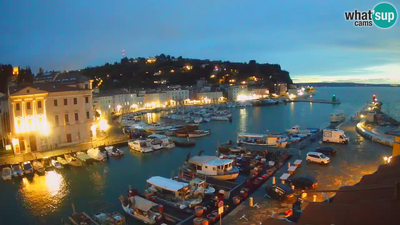 Live webcam from Piran “Mandrač” – Amazing live view from Villa Piranesi