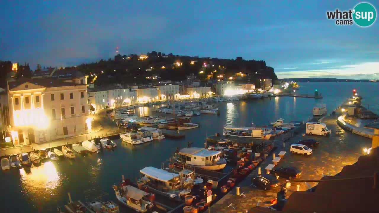 Live webcam from Piran “Mandrač” – Amazing live view from Villa Piranesi