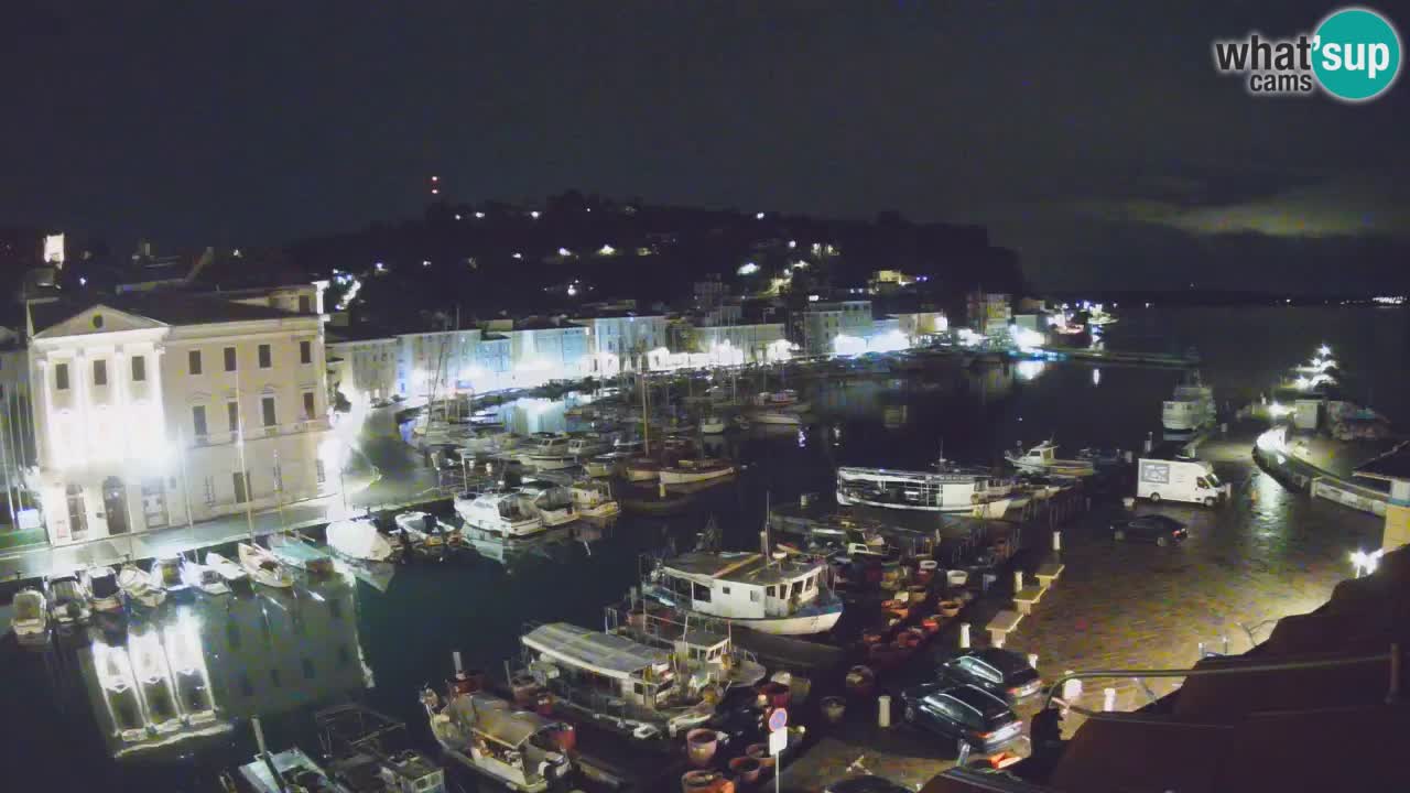 Live webcam from Piran “Mandrač” – Amazing live view from Villa Piranesi
