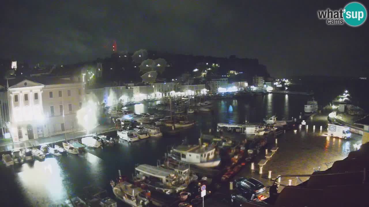 Live webcam da Pirano “Mandrač” – Splendida vista live da Villa Piranesi