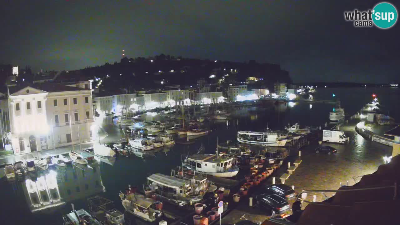 Live-Webcam aus Piran “Mandrač” – Erstaunliche Live-Ansicht von Villa Piranesi