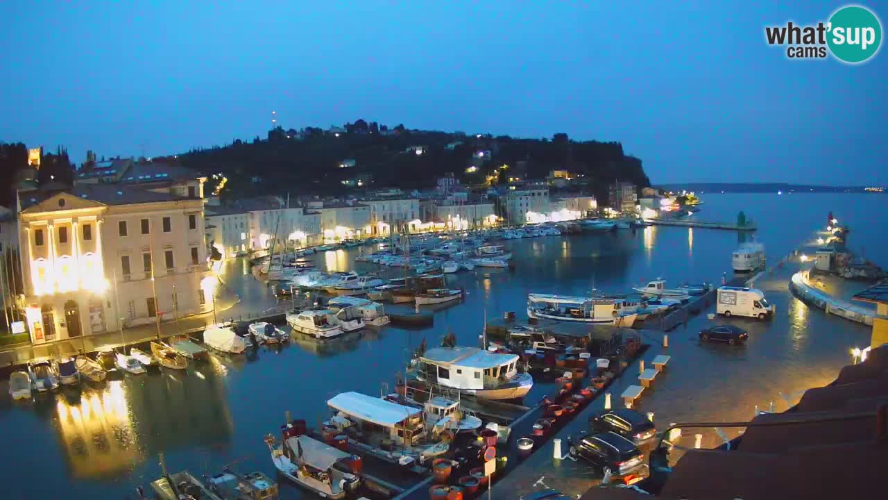 Cámara web en vivo desde Piran “Mandrač” – Increíble vista en vivo desde Villa Piranesi