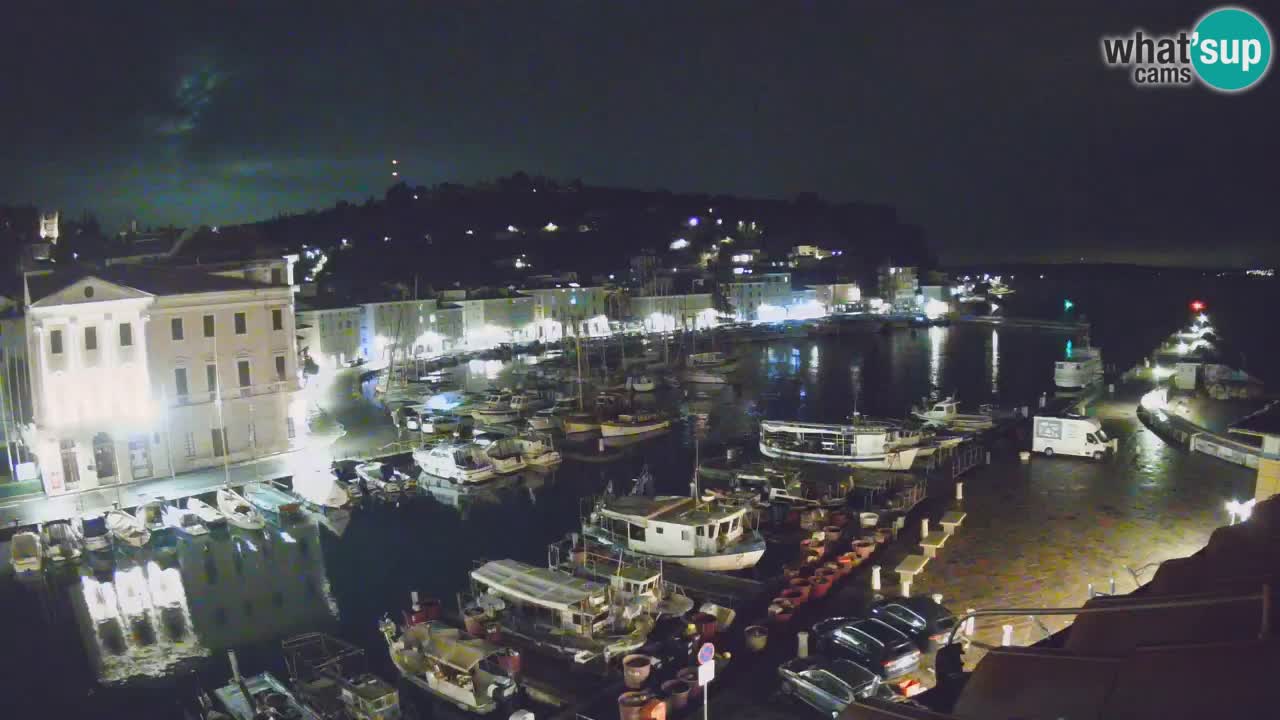 Live webcam da Pirano “Mandrač” – Splendida vista live da Villa Piranesi