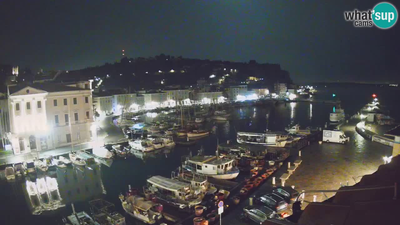 Live webcam da Pirano “Mandrač” – Splendida vista live da Villa Piranesi