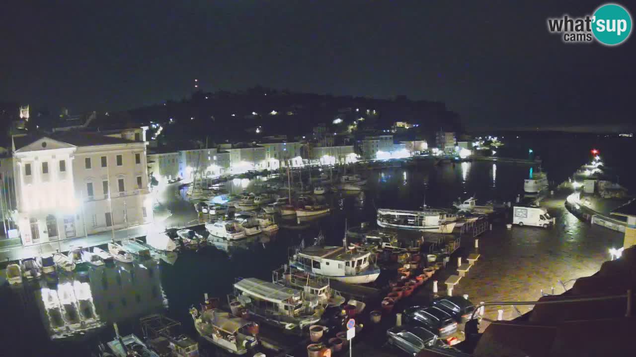 Live webcam from Piran “Mandrač” – Amazing live view from Villa Piranesi
