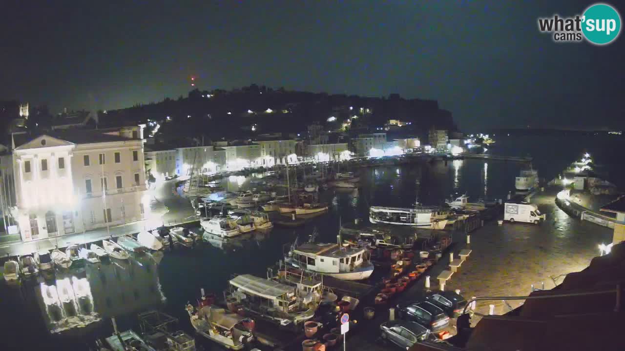 Live-Webcam aus Piran “Mandrač” – Erstaunliche Live-Ansicht von Villa Piranesi