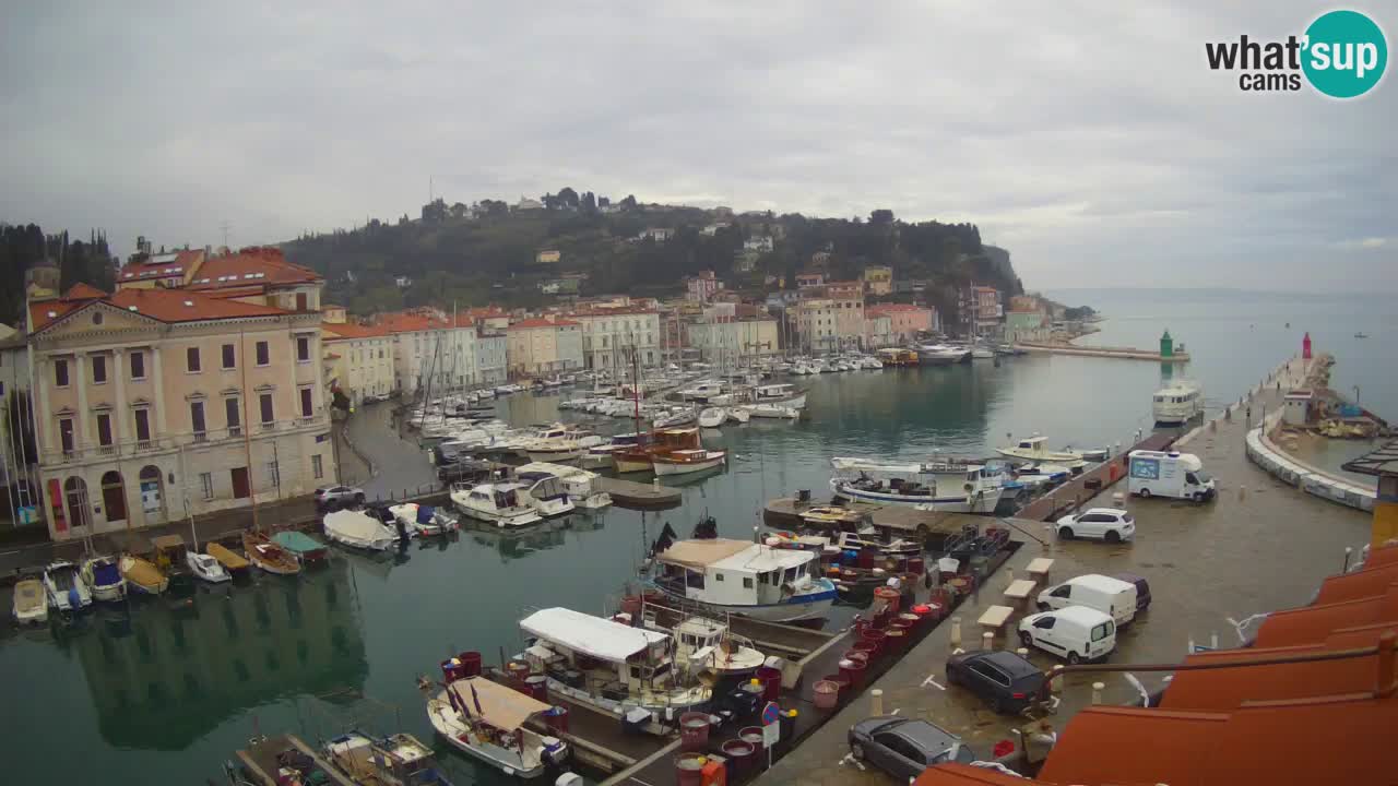 Cámara web en vivo desde Piran “Mandrač” – Increíble vista en vivo desde Villa Piranesi