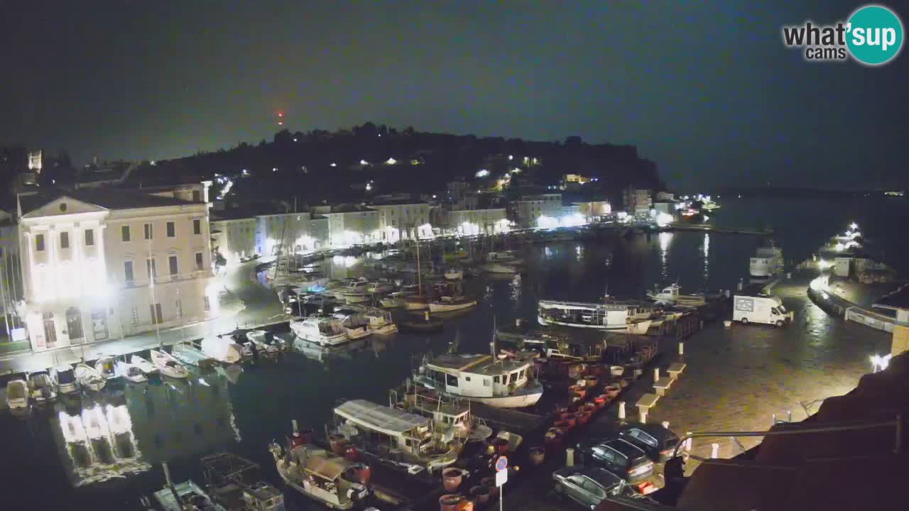 Live-Webcam aus Piran “Mandrač” – Erstaunliche Live-Ansicht von Villa Piranesi