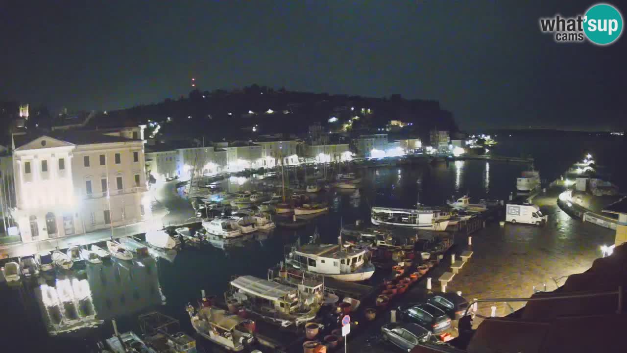 Live-Webcam aus Piran “Mandrač” – Erstaunliche Live-Ansicht von Villa Piranesi
