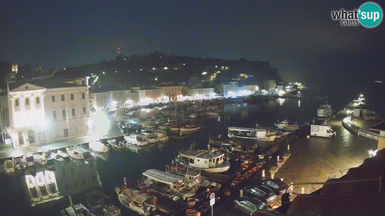 Live webcam da Pirano “Mandrač” – Splendida vista live da Villa Piranesi