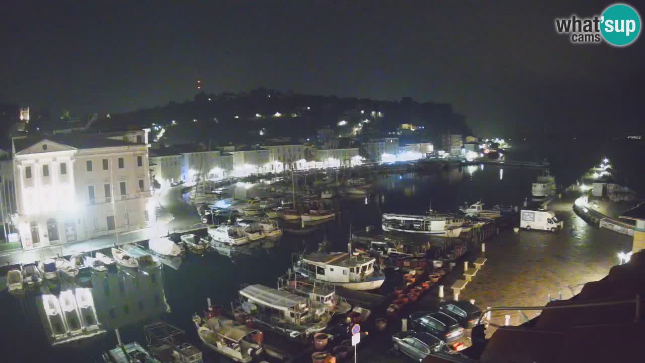 Live webcam da Pirano “Mandrač” – Splendida vista live da Villa Piranesi