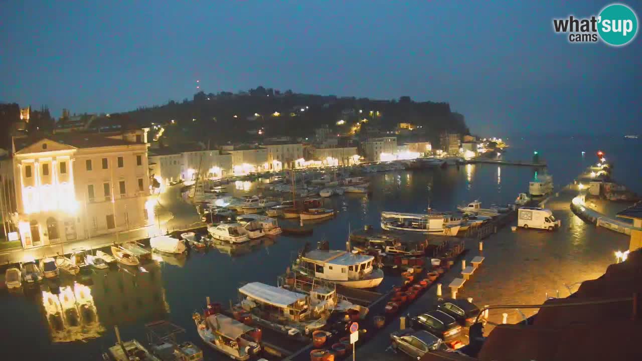 Live-Webcam aus Piran “Mandrač” – Erstaunliche Live-Ansicht von Villa Piranesi