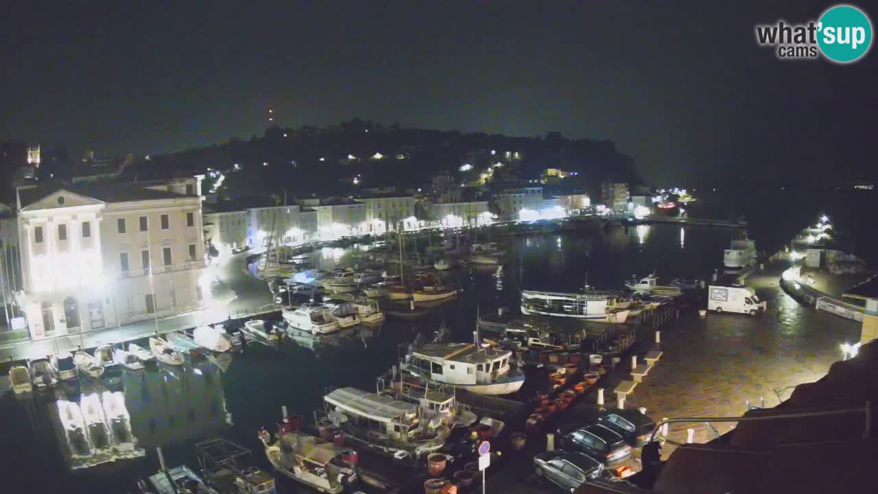 Live webcam da Pirano “Mandrač” – Splendida vista live da Villa Piranesi