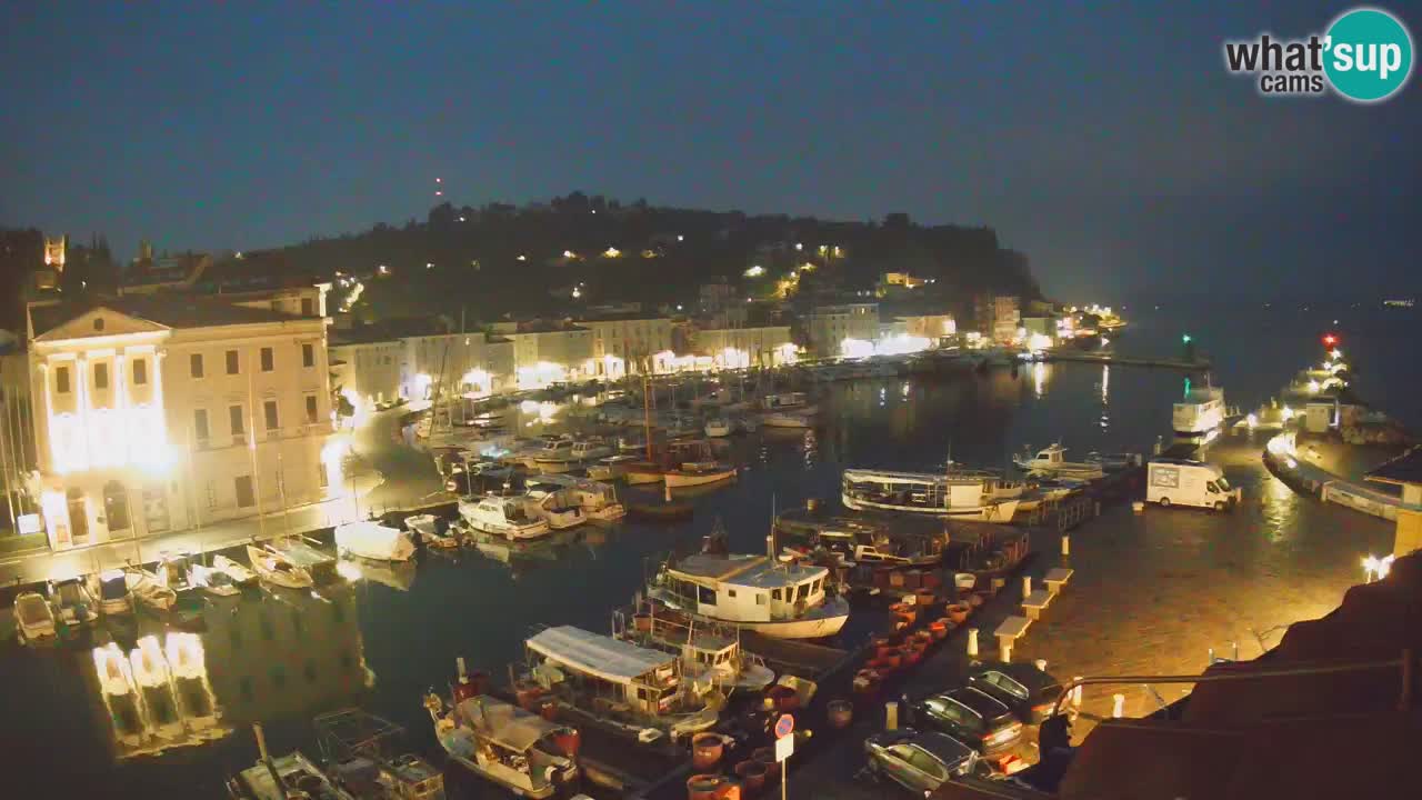 Live-Webcam aus Piran “Mandrač” – Erstaunliche Live-Ansicht von Villa Piranesi