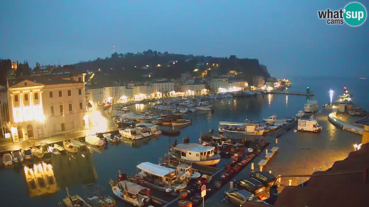 Cámara web en vivo desde Piran “Mandrač” – Increíble vista en vivo desde Villa Piranesi
