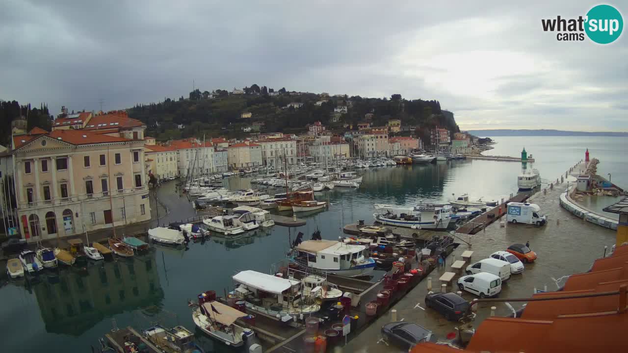 Cámara web en vivo desde Piran “Mandrač” – Increíble vista en vivo desde Villa Piranesi