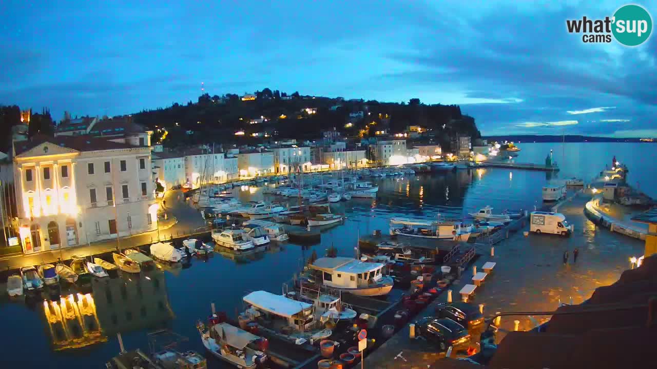 Live webcam from Piran “Mandrač” – Amazing live view from Villa Piranesi