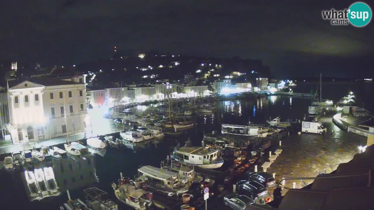 Live webcam da Pirano “Mandrač” – Splendida vista live da Villa Piranesi