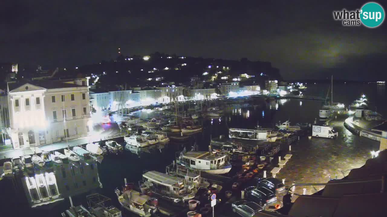 Live webcam da Pirano “Mandrač” – Splendida vista live da Villa Piranesi