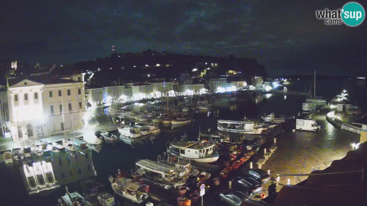 Live webcam da Pirano “Mandrač” – Splendida vista live da Villa Piranesi